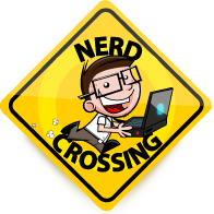 nerd crossing logo